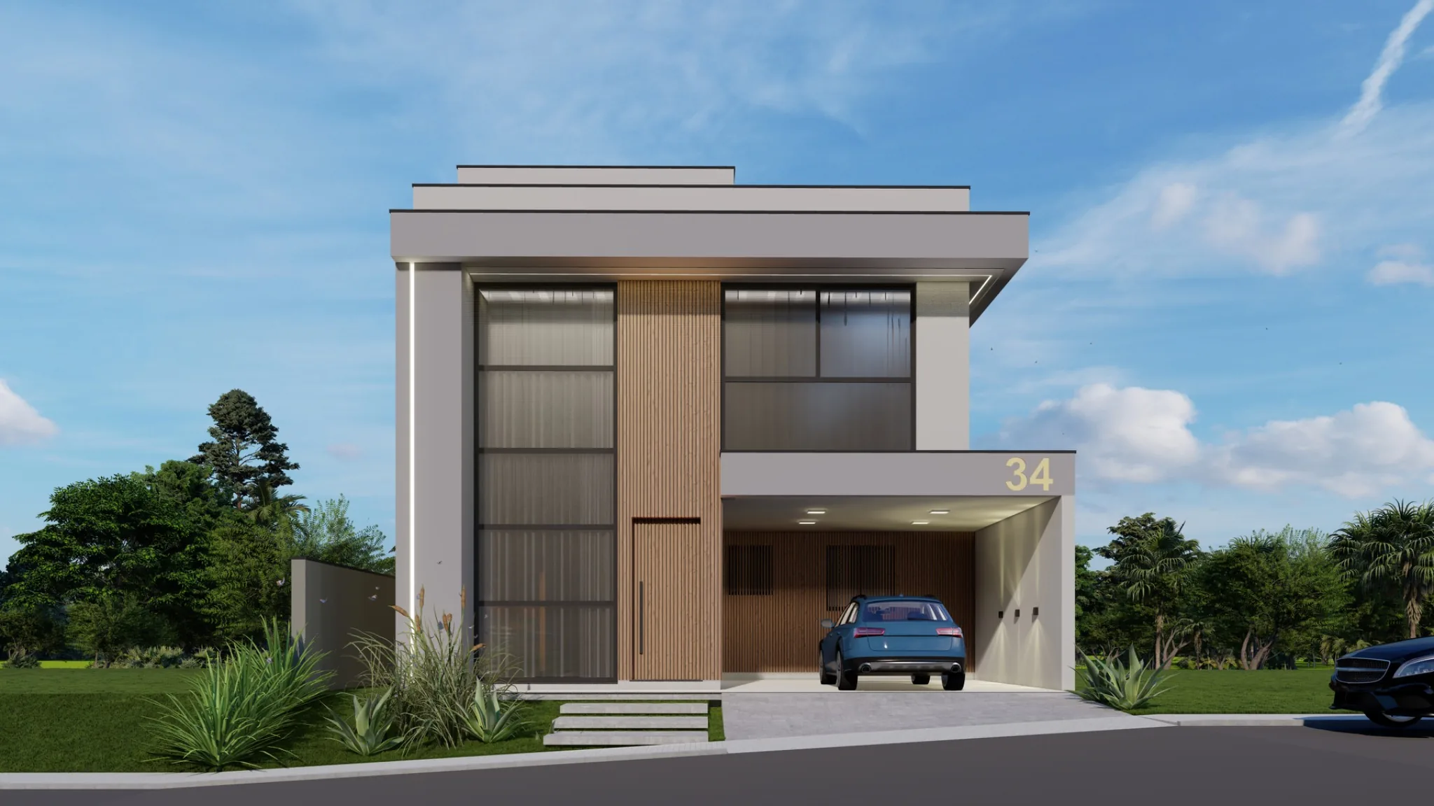 Residência GV|34 — fachada principal
