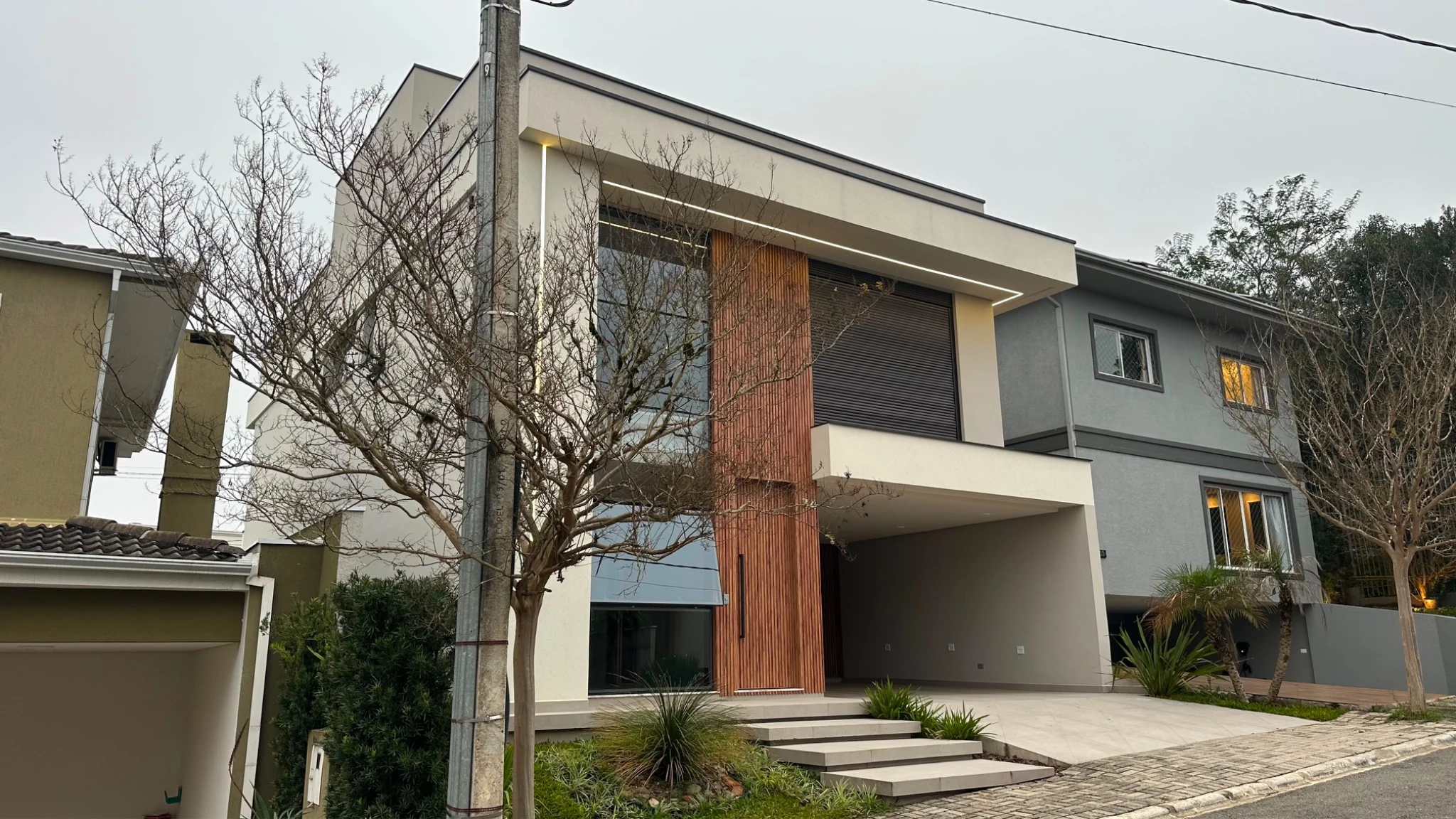 Residência GV|34 — projeto executado, perspectiva da fachada