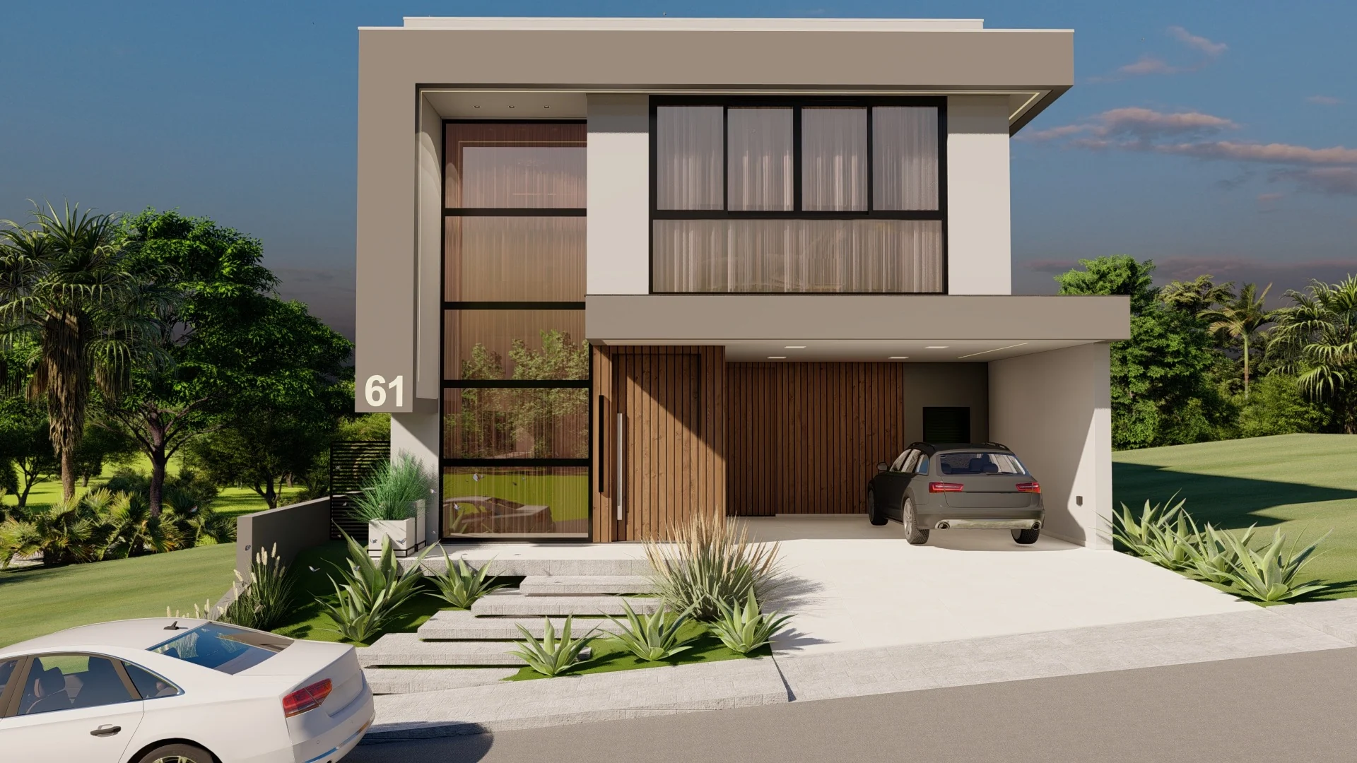 Residência GV|61 — fachada frontal