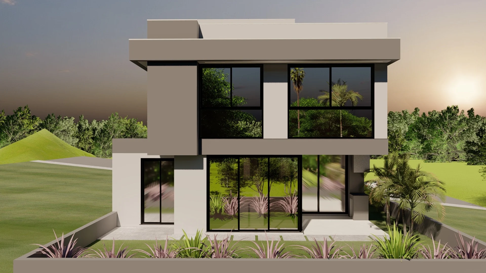 Residência GV|61 — fachada posterior