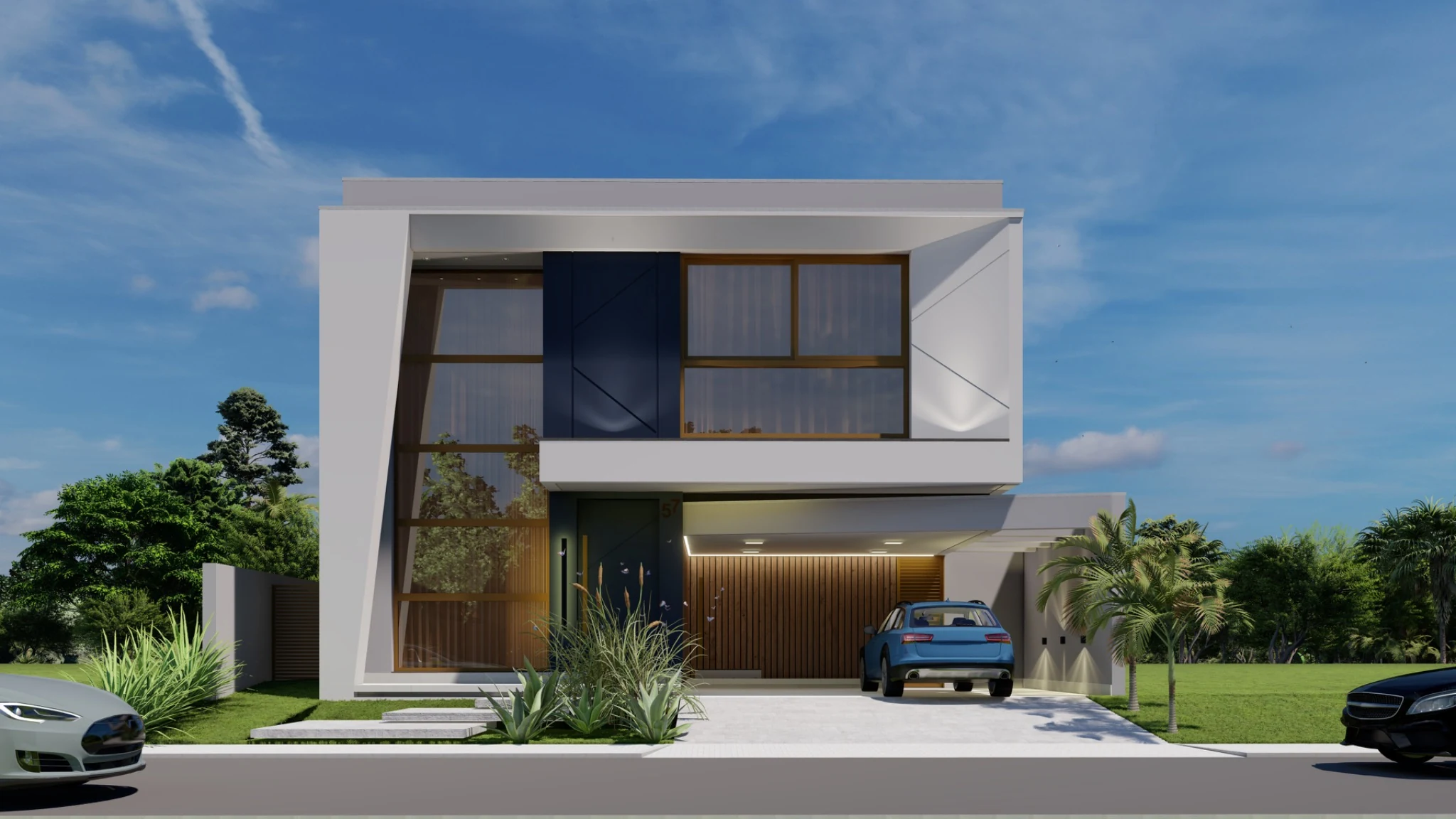Residência H|57 — fachada principal
