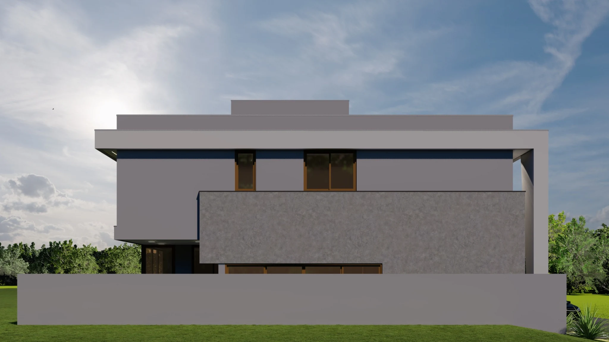 Residência H|57 — vista lateral