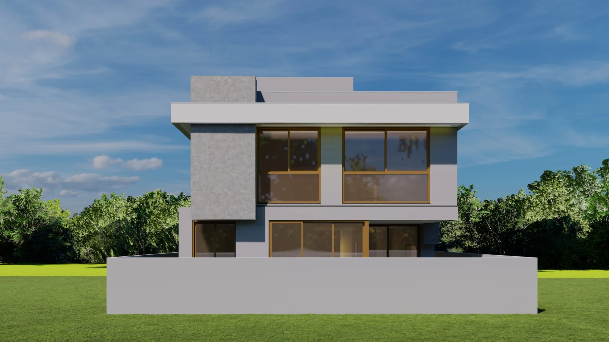 Residência H|57 — vista posterior