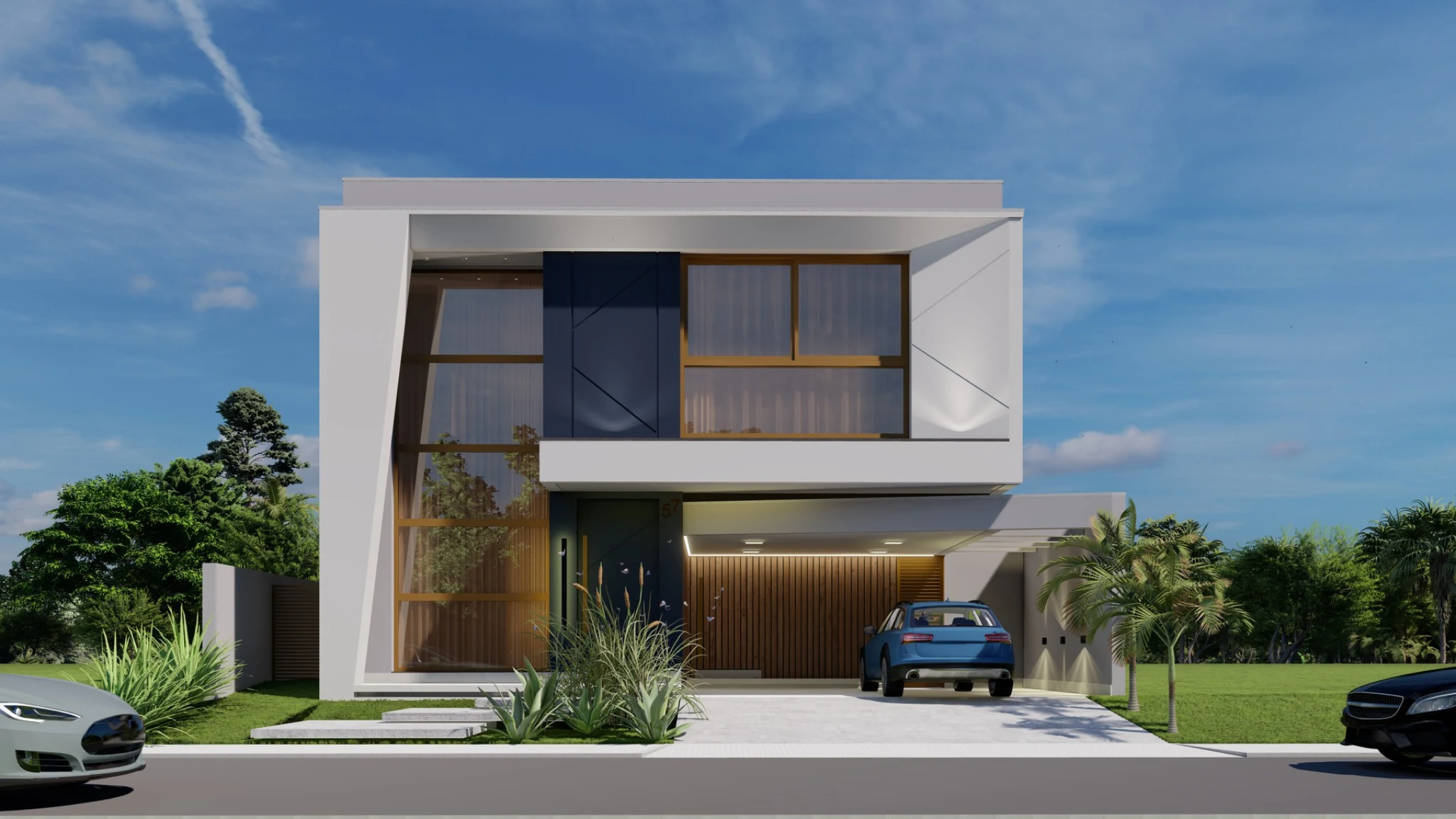 Residência H|57 — fachada principal
