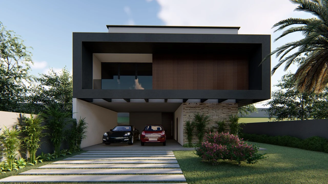 Residência V|101 — fachada principal